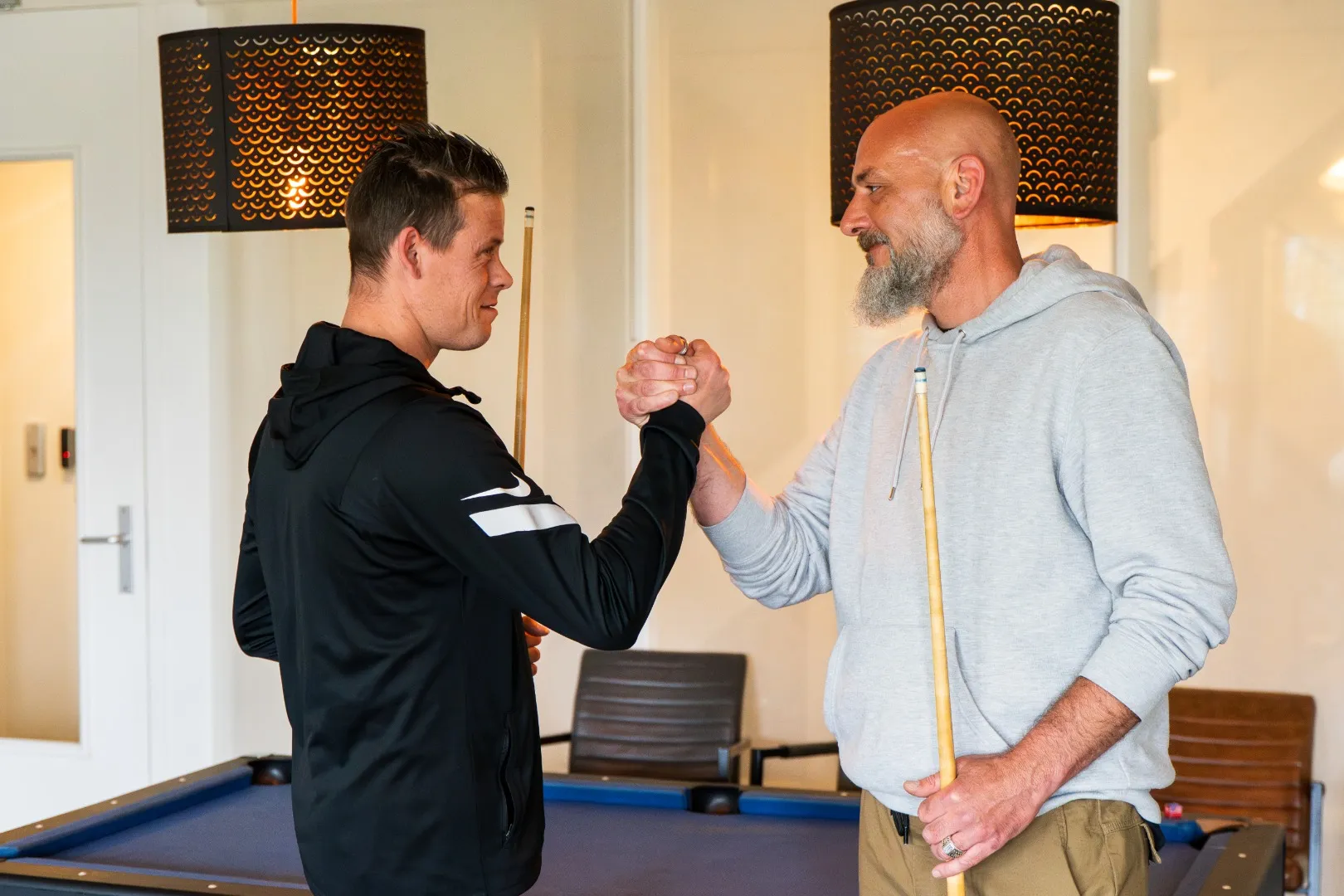 Begeleider en cliënt van De Ark